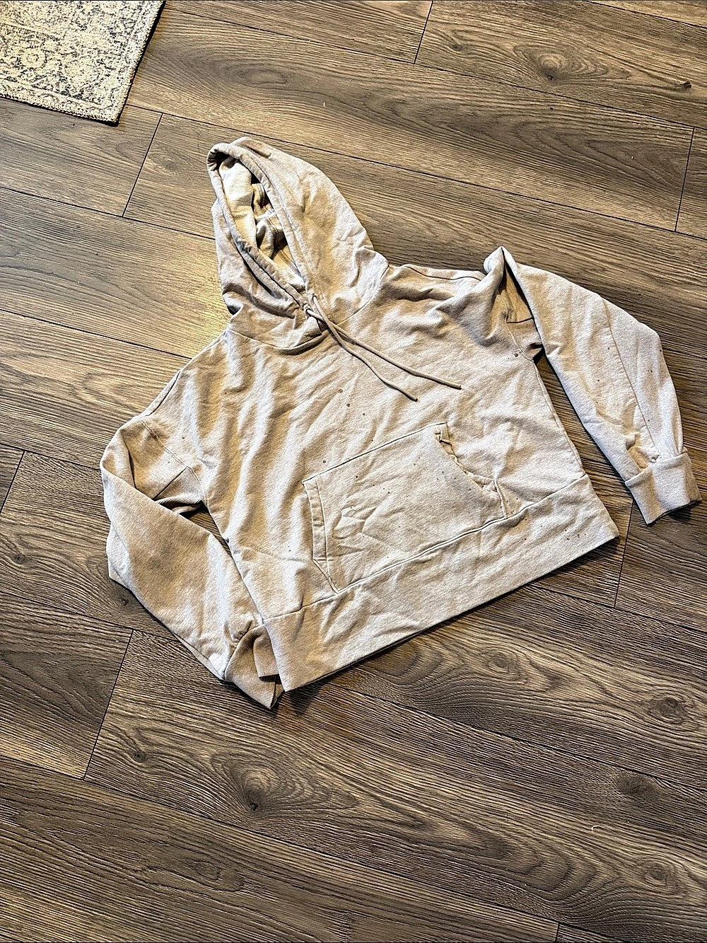 FLX Beige Hoodie & Jogger Set Size Medium